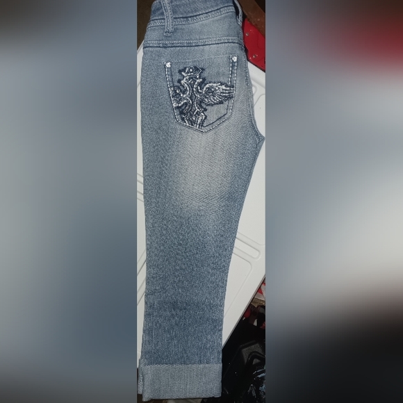 ZCo Jeans Capri's Size 0 - Picture 3 of 4